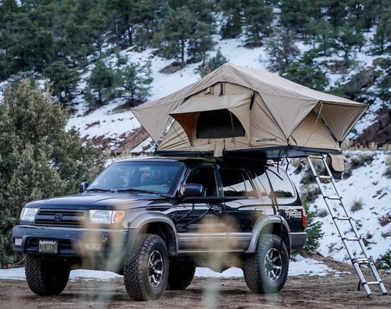 AreaBFE Tents Website Overlanding Roof Top Tent on Toyota 4 Runner