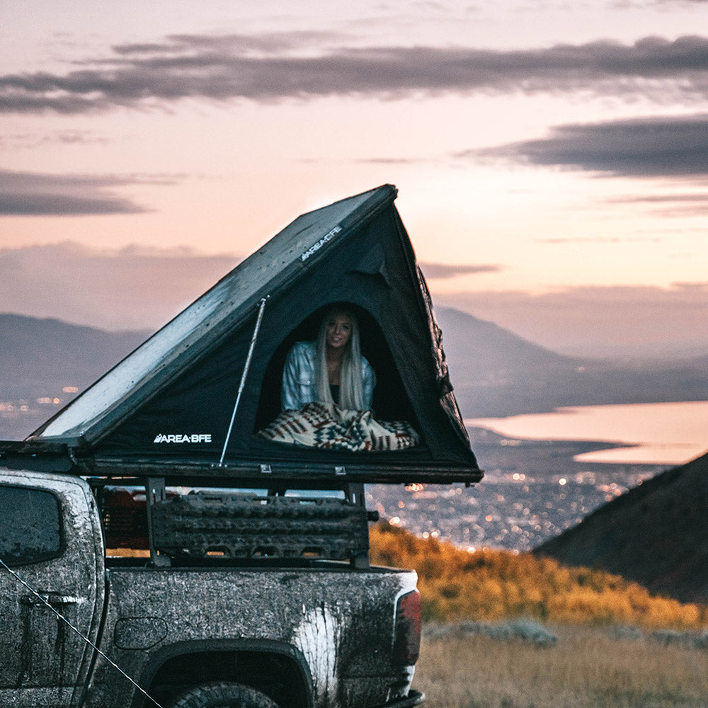 roof top tent for camping Black Series Hard Shell Roof Top Overland Camping Tent