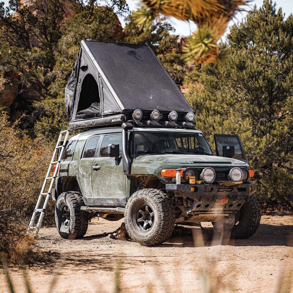 AreaBFE Tents - Premium roof top tents for overland / camping Black Series Hard Shell Tent for Cars, Trucks and Pickups