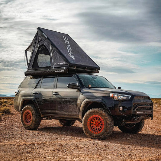 AreaBFE Tents - Premium roof top tents for overland / camping Black Series Hard Shell Tent for Cars, Trucks and Pickups