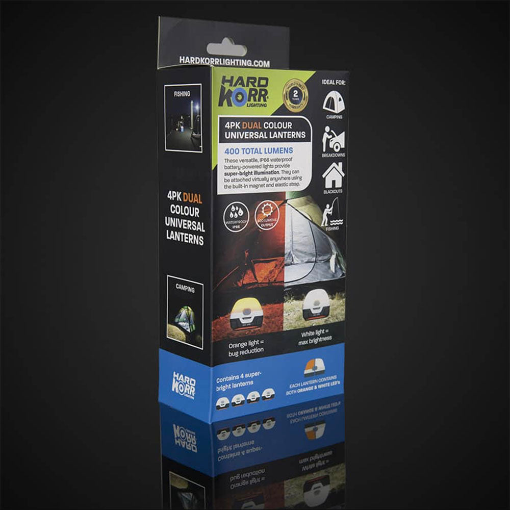 AreaBFE Tents Hard Korr Unilight™ Dual Color Battery Powered LED Lantern.